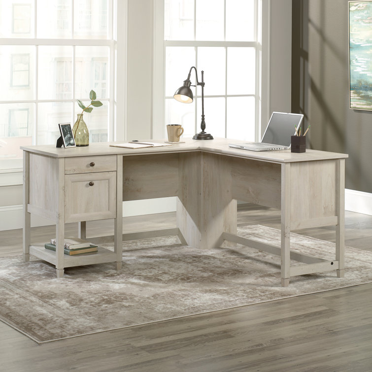 Red Barrel Studio Gunalda L Shaped Executive Desk Reviews Wayfair